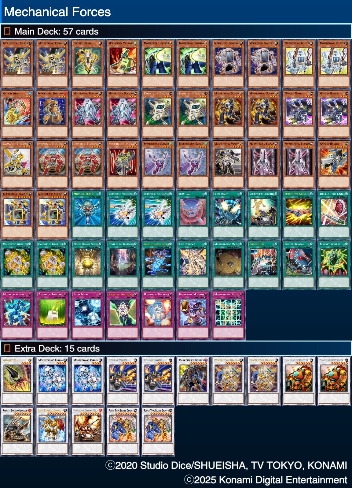 Petal Deck List
